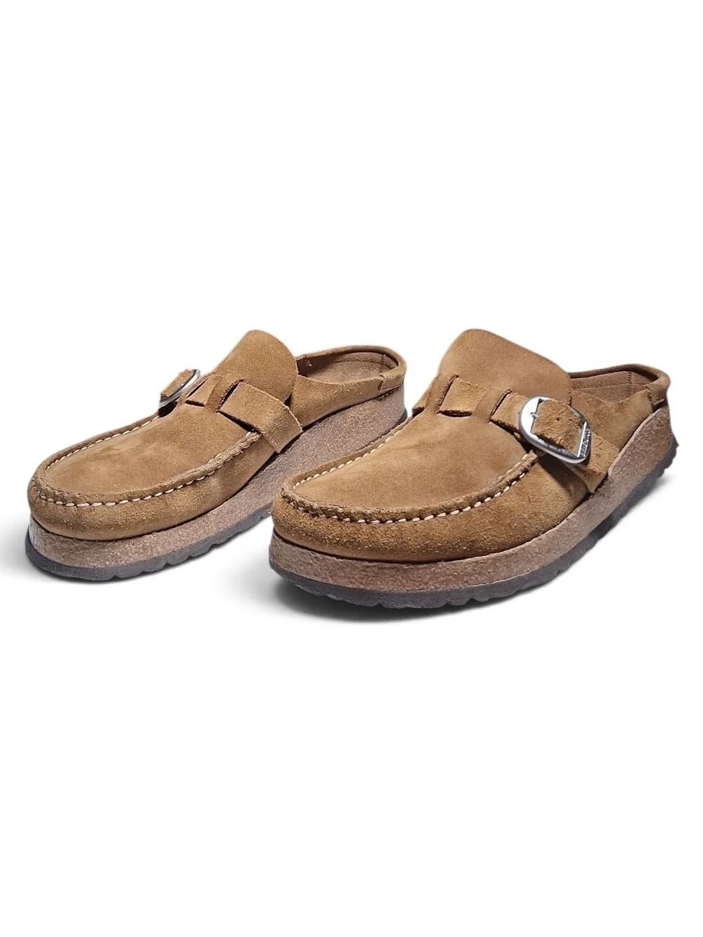 Birkenstock Women's Buckley Leather Suede Tea Color EU Size 40 US Size 9-9.5